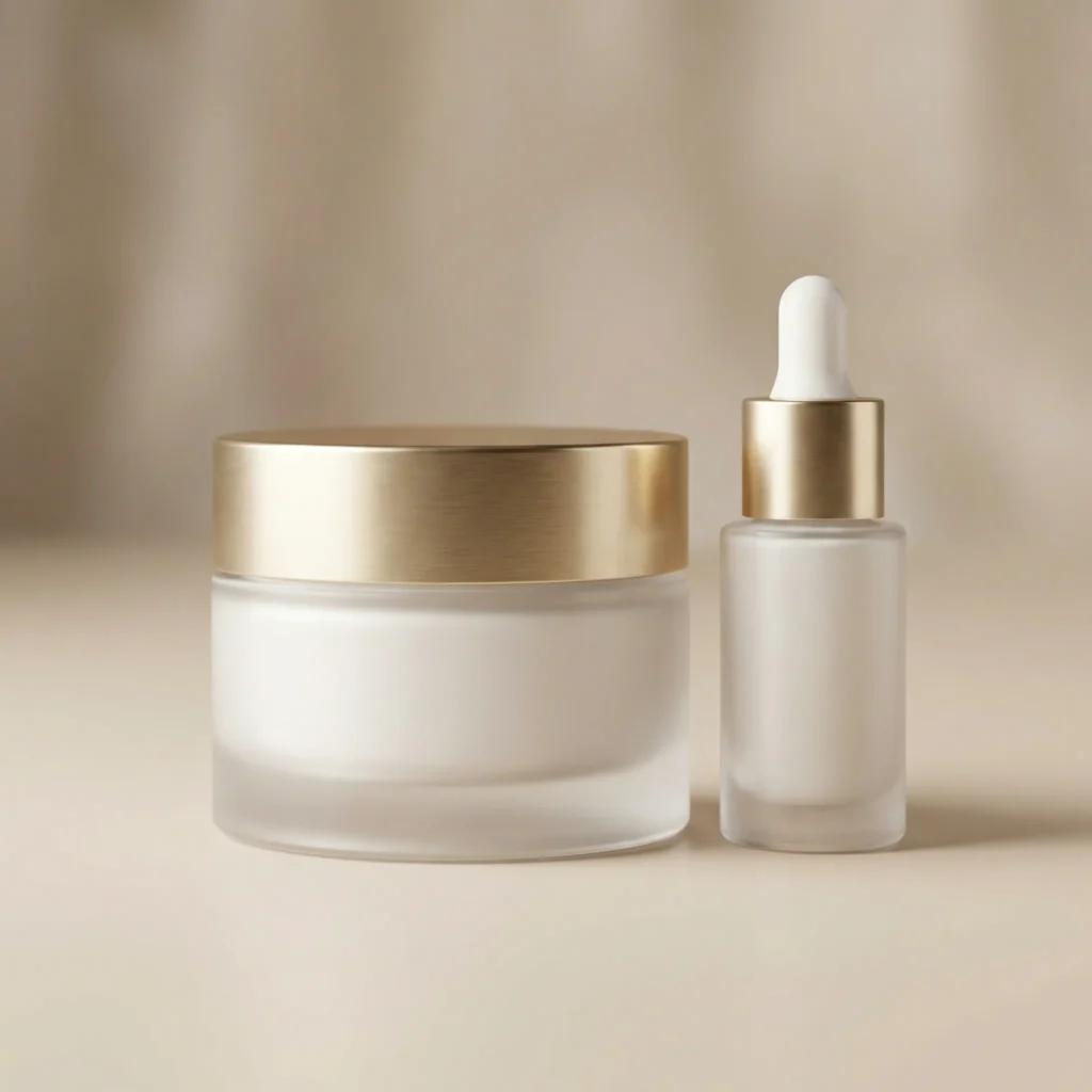 Private label brightening face cream jar for skincare brands, importers and distributors