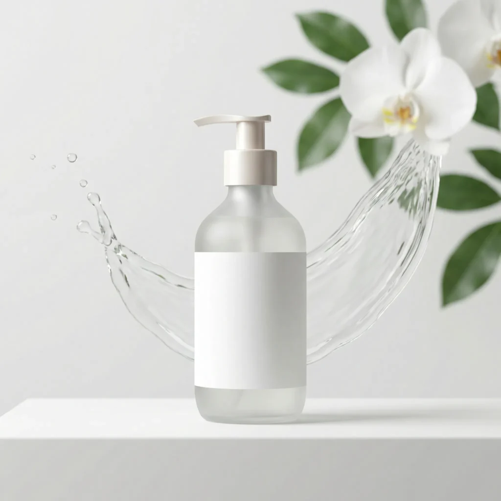 Private label moisturizing shampoo packaging for hair care brands and export markets