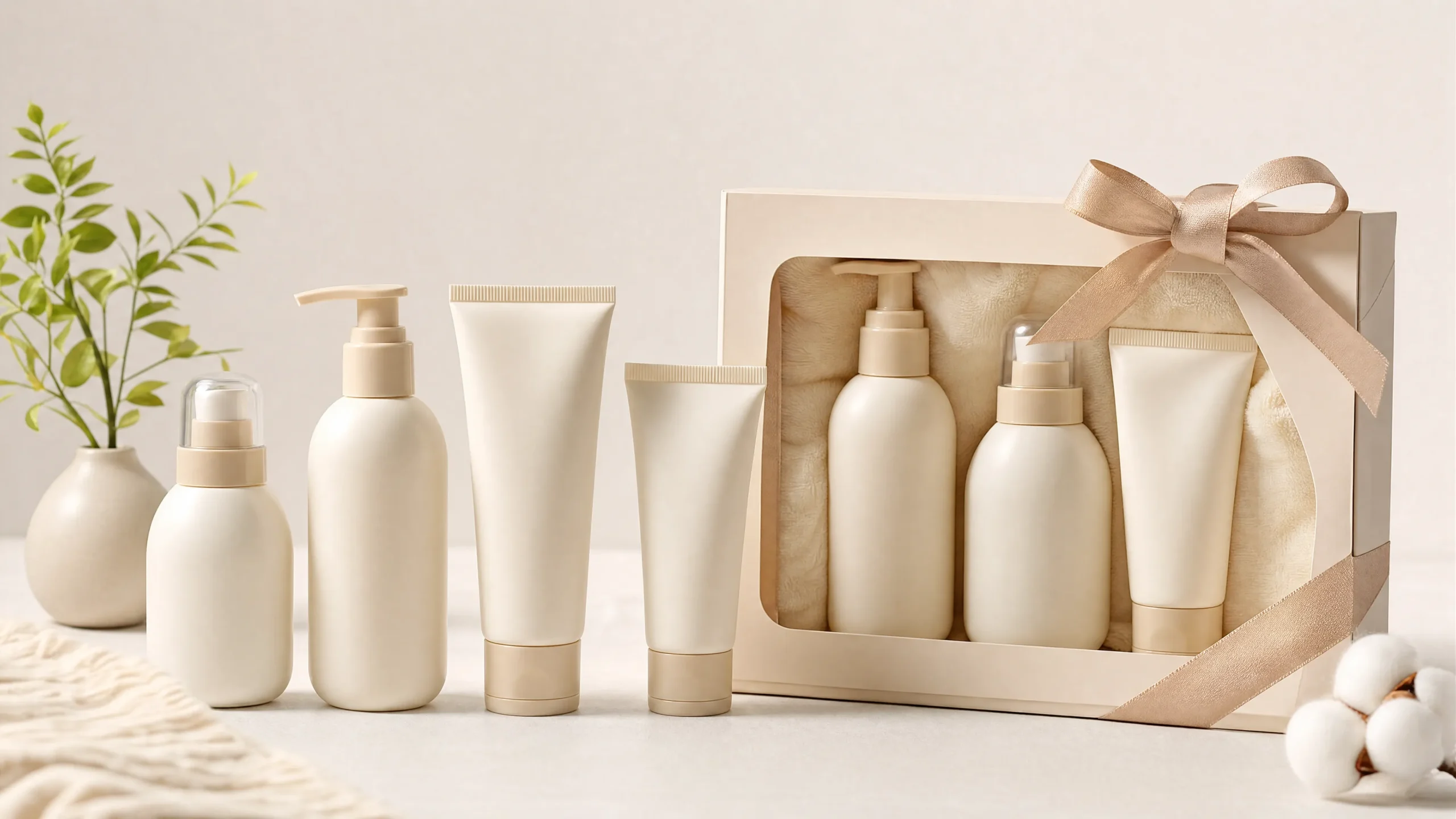 Private label baby care packaging options for baby lotion and baby cream OEM projects