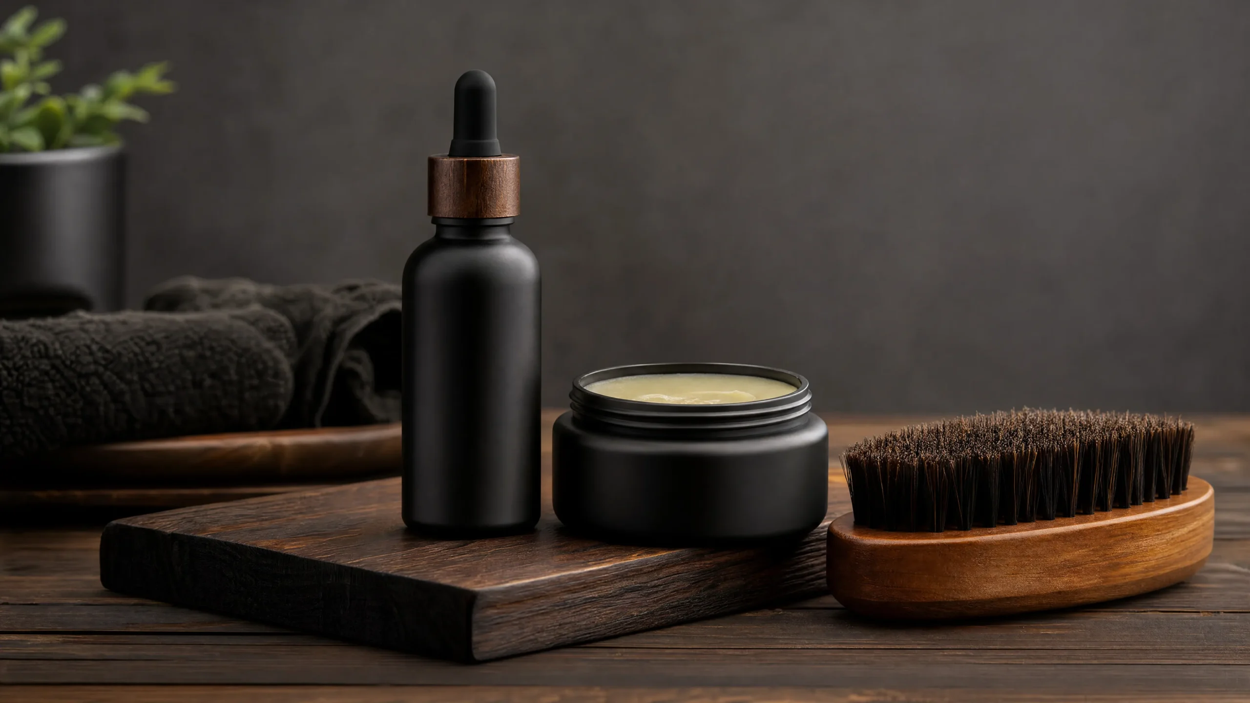 Private label beard care OEM products including beard oil and beard balm