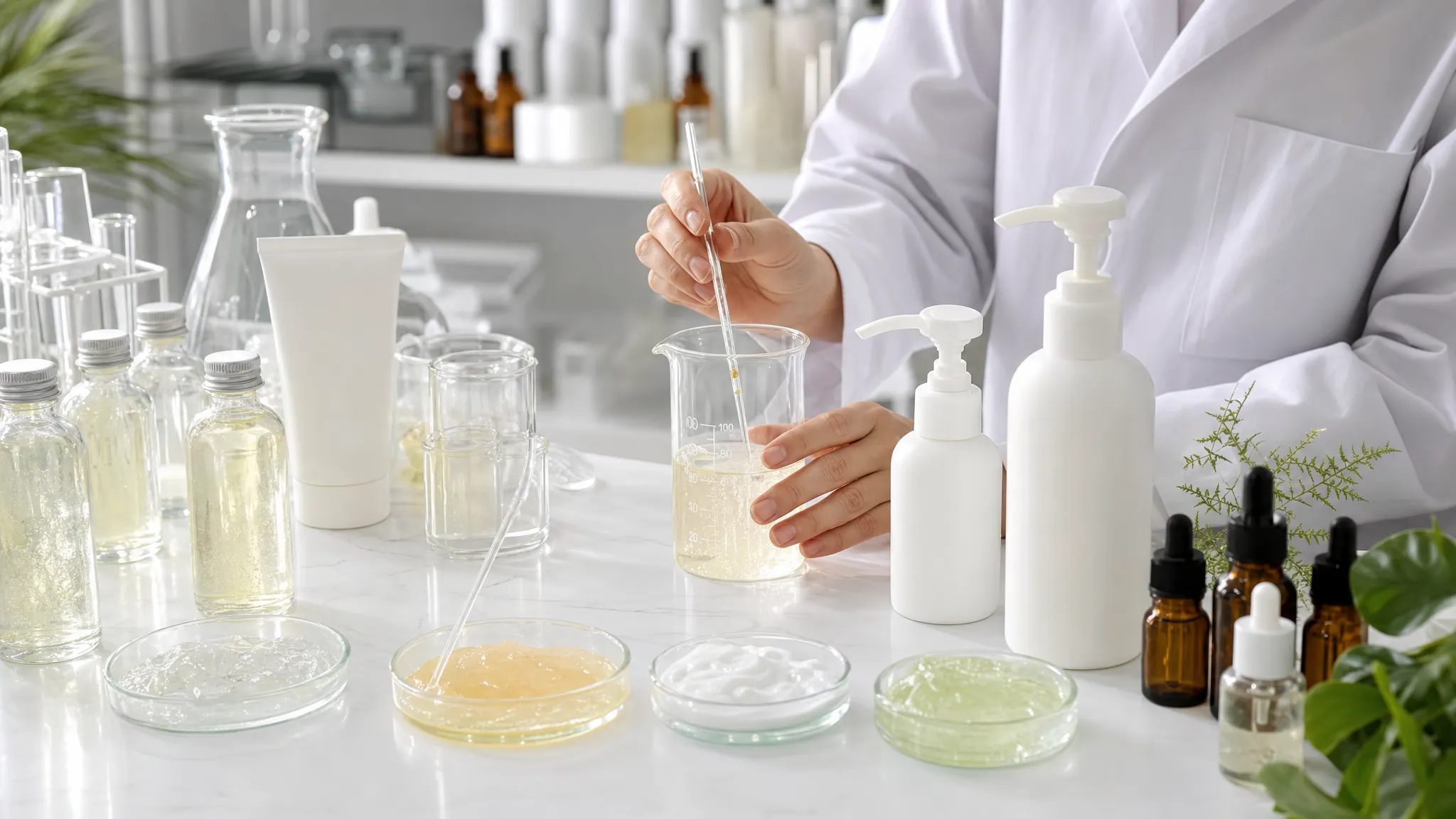 Custom shampoo formula development for private label hair care brands