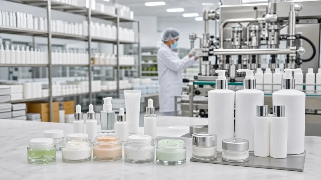 Skincare sample development for small batch private label production